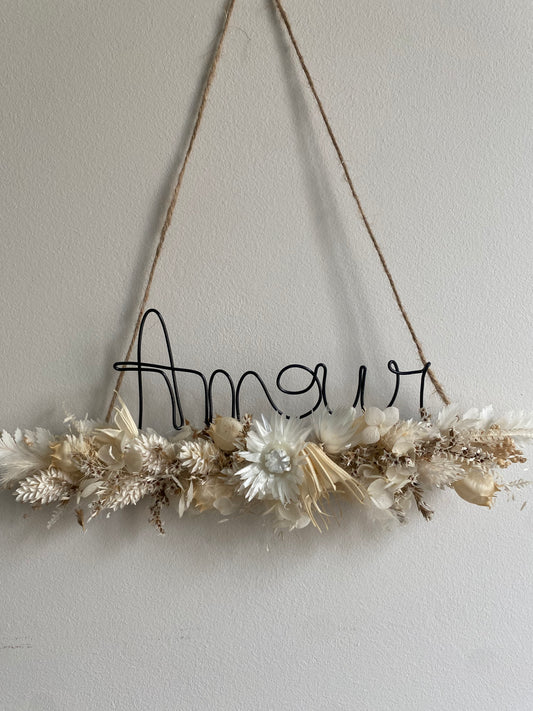 Suspension horizontale Amour