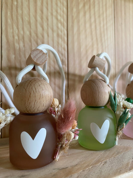 Diffuseur parfum voiture cœur