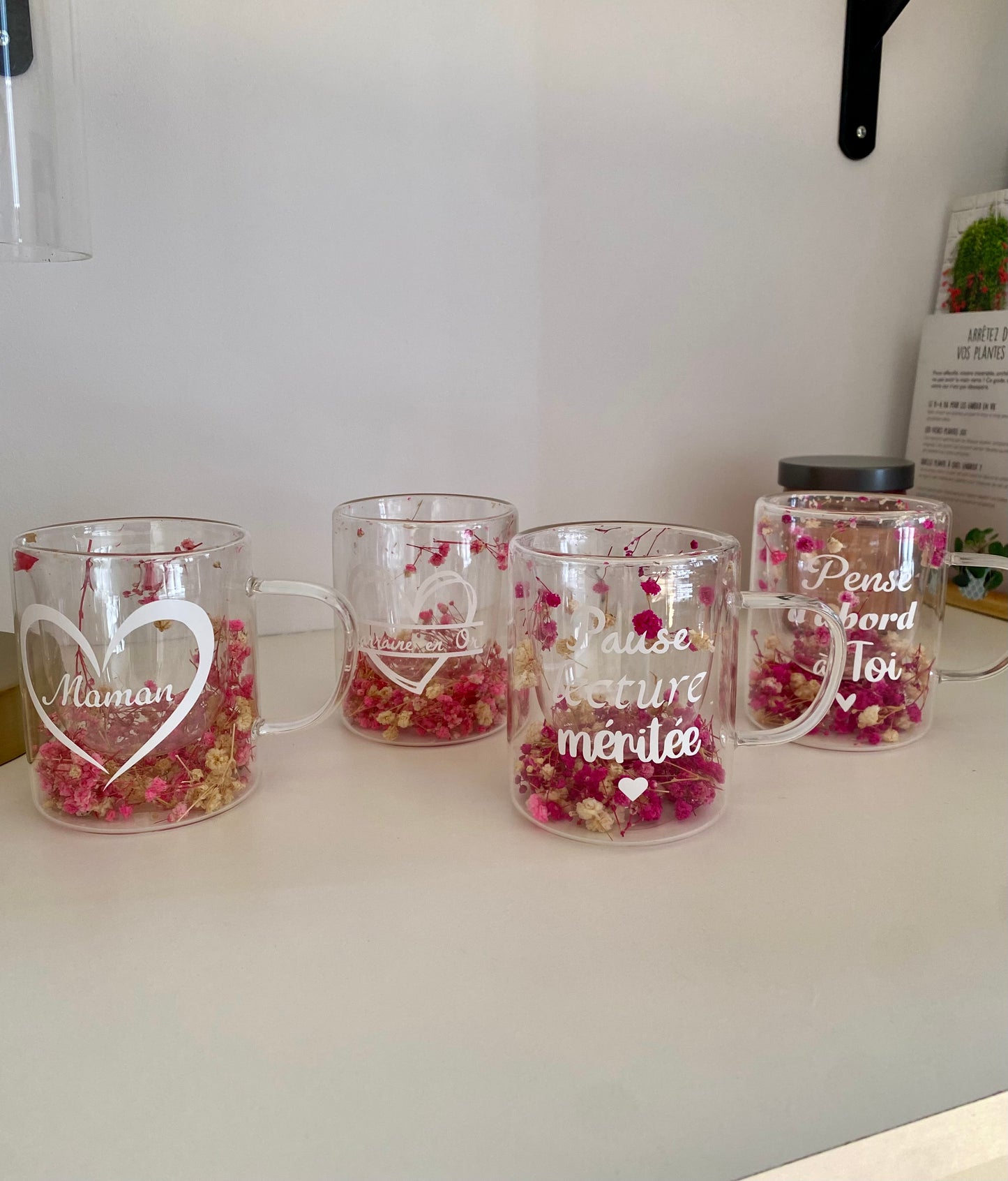 Tasse fleurie « maman »