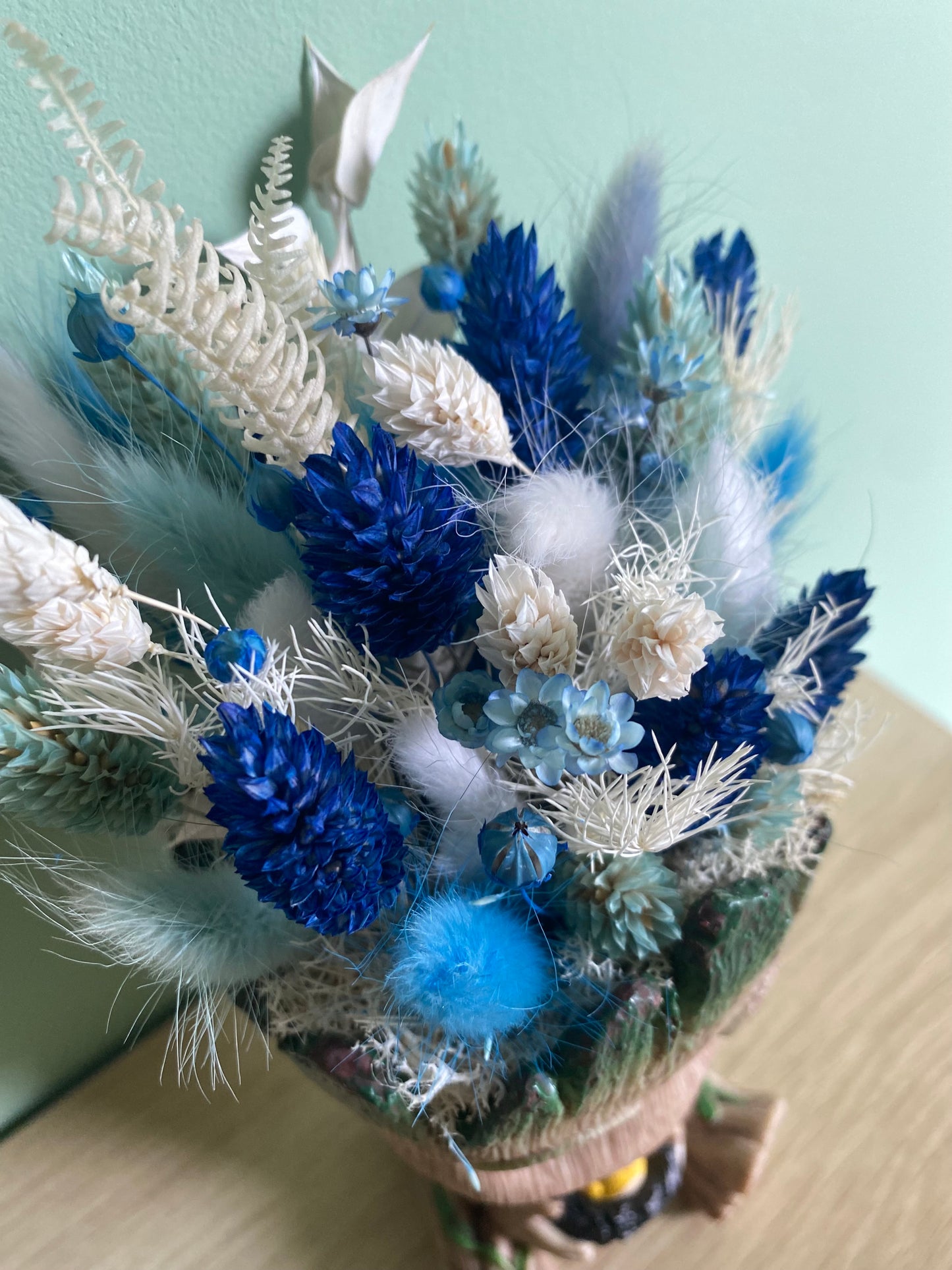 Tête fleurie Groot Bleu