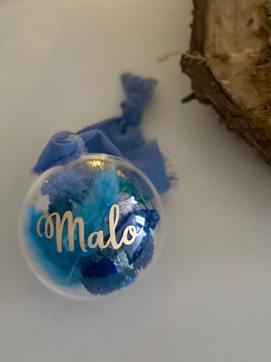 Boule de Noël personnalisée Prénom
