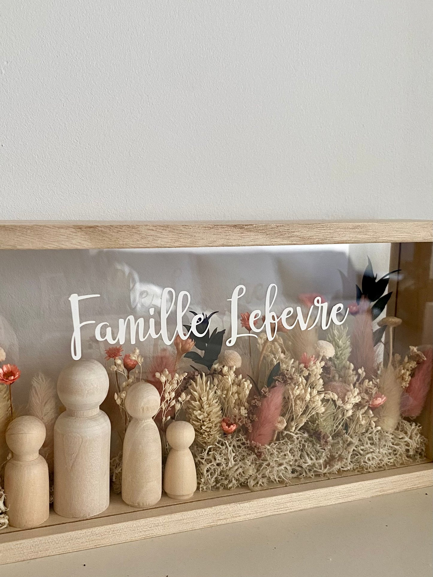 OPTION Cadre familial personnalisé - Bohommes de bois