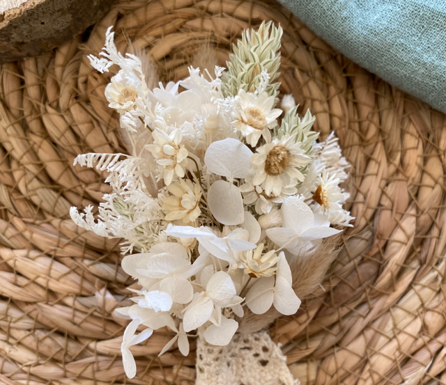 Boutonnière homme nature