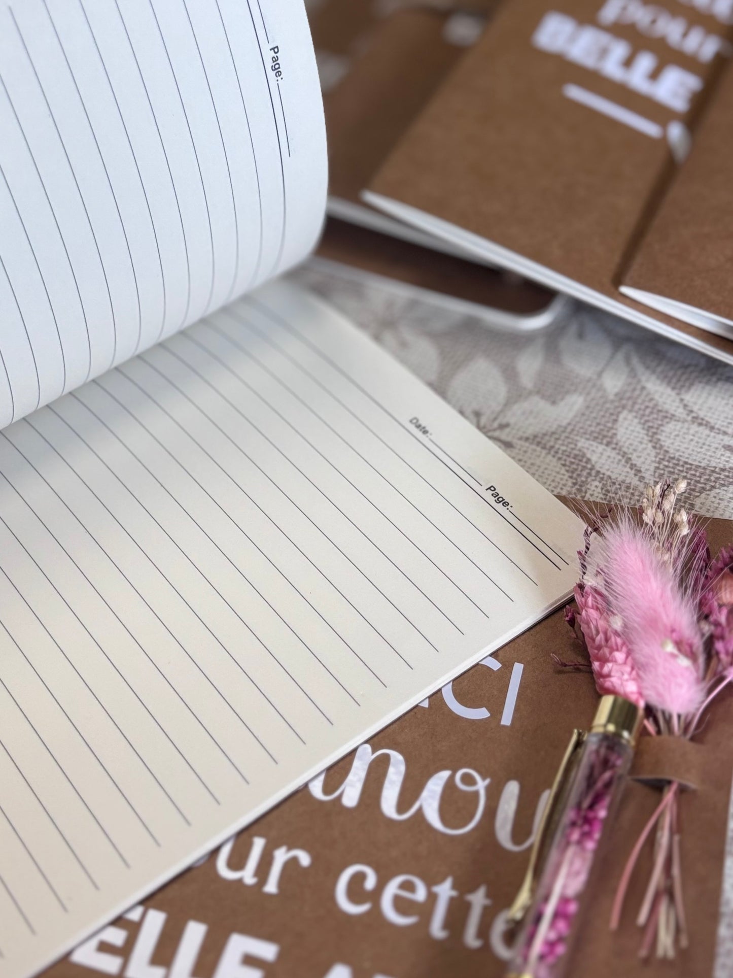 Carnet personnalisé de fin d’année – Merci Maîtresse, Maître ou Nounou 🌸
