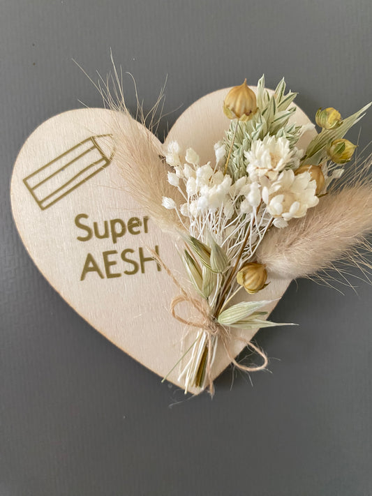 Magnet à frigo « AESH »