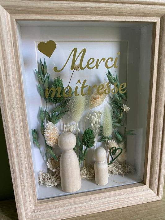 Cadre « merci maîtresse »