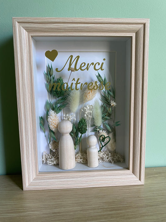 Cadre « merci maîtresse »
