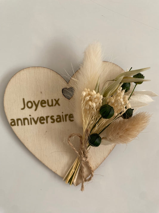 Magnet à frigo « joyeux anniversaire »
