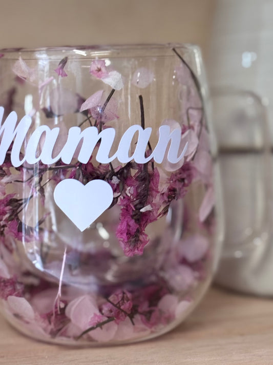 Tasse fleurie « Maman »