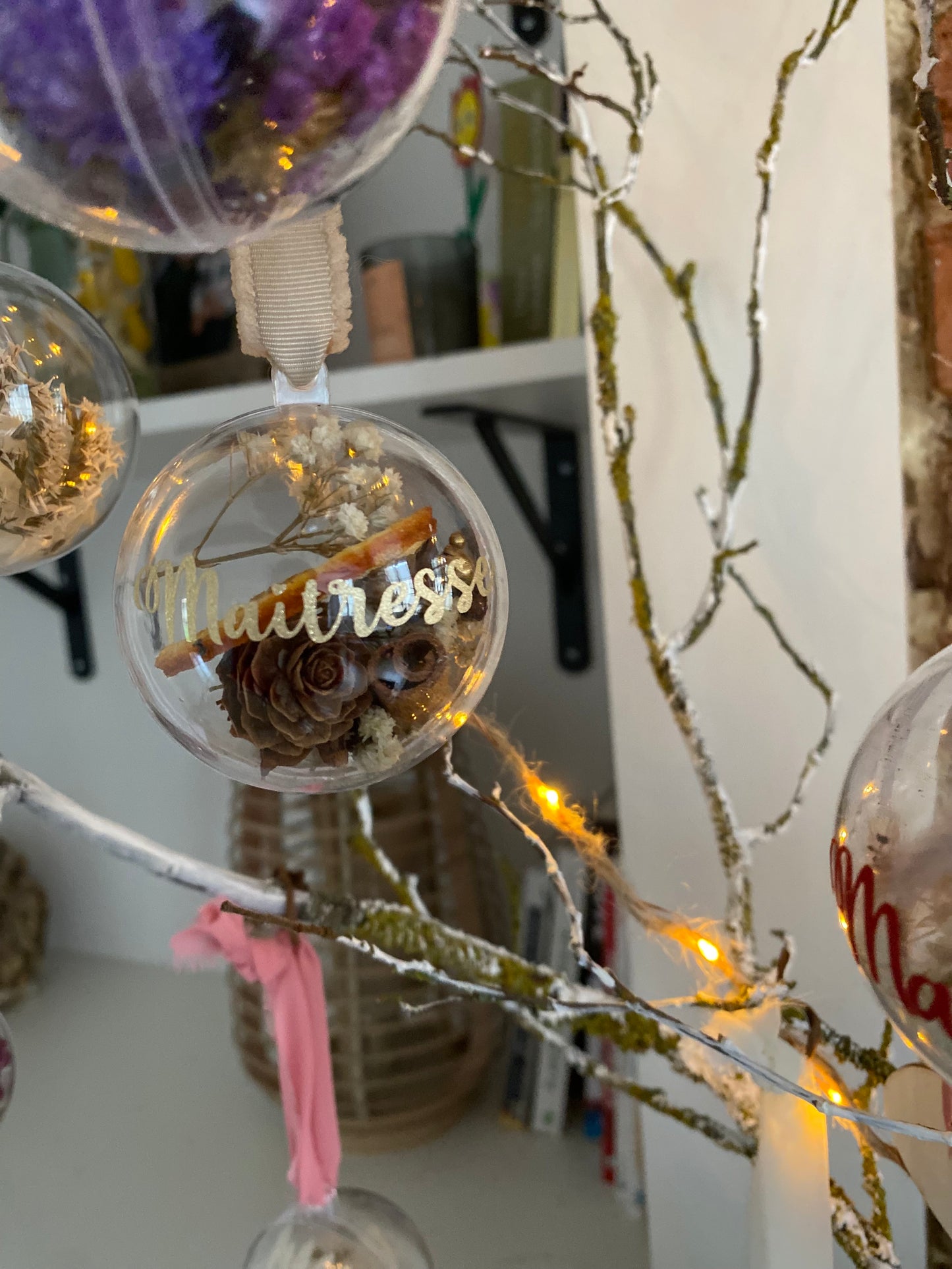 Boule de Noël Maîtresse