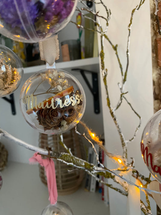 Boule de Noël Maîtresse