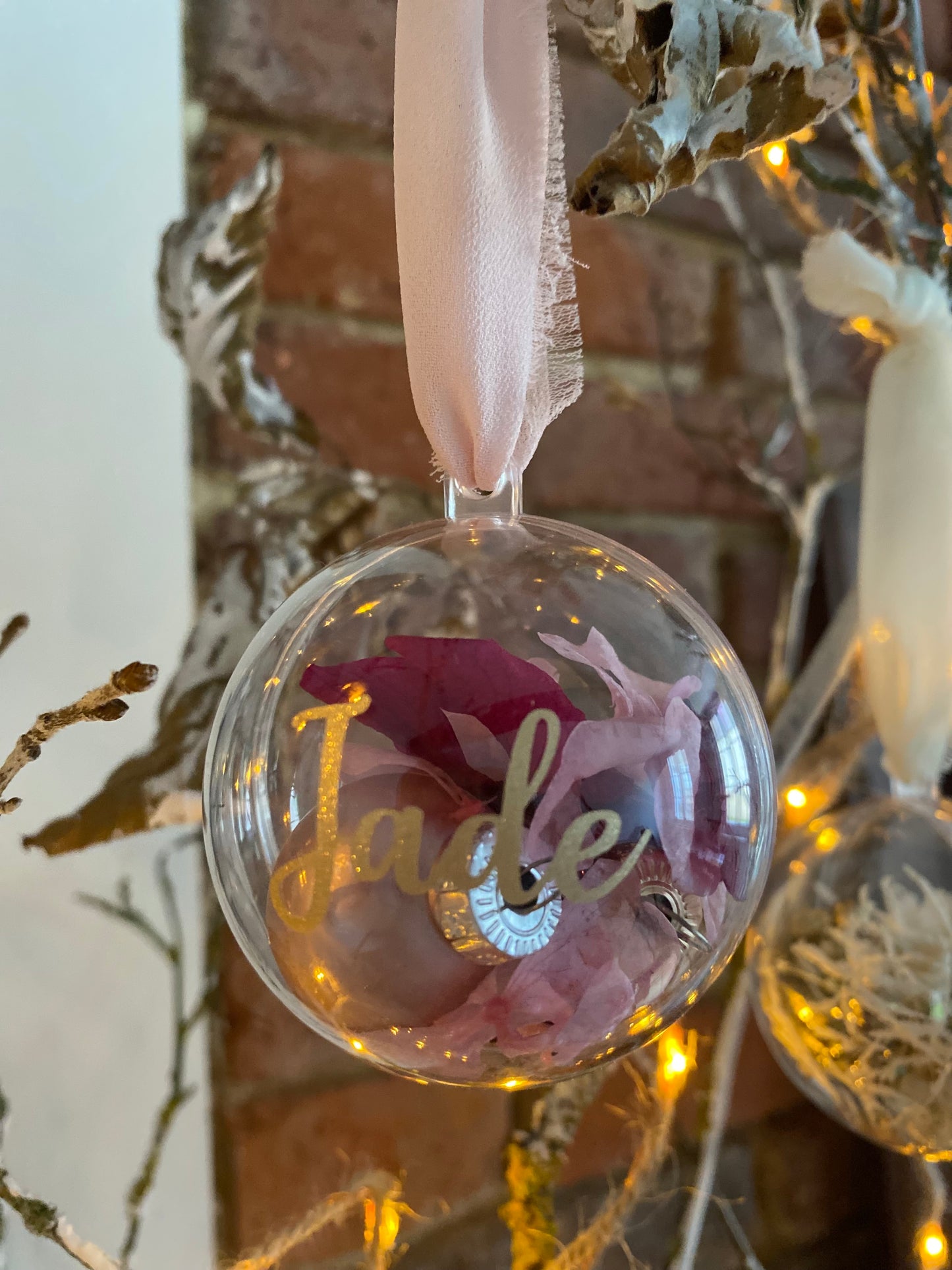 Boule de Noël personnalisée Prénom