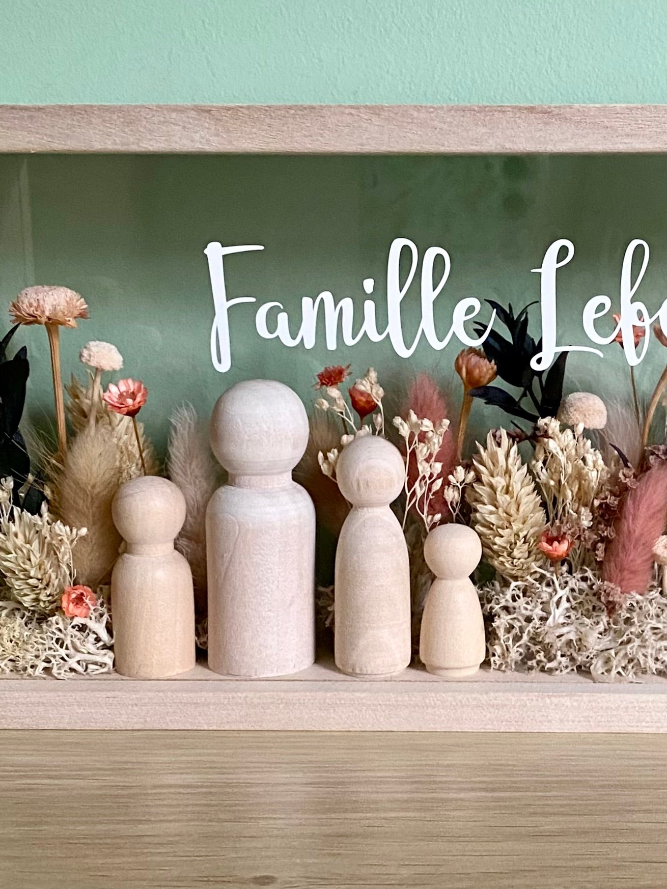 OPTION Cadre familial personnalisé - Bohommes de bois