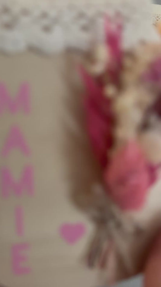 Magnet Pot à Confiture Fleuri Personnalisé – Cadeau Fête des Grands-Mères